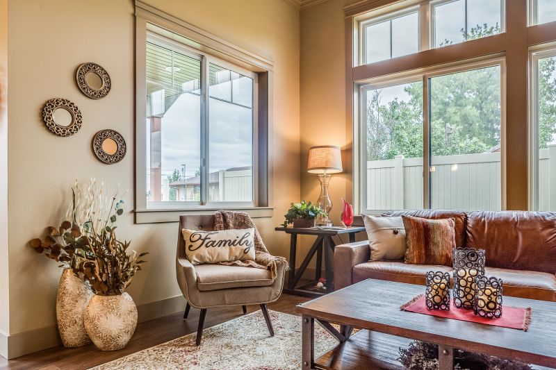 Custom Window Fitting in Living Room