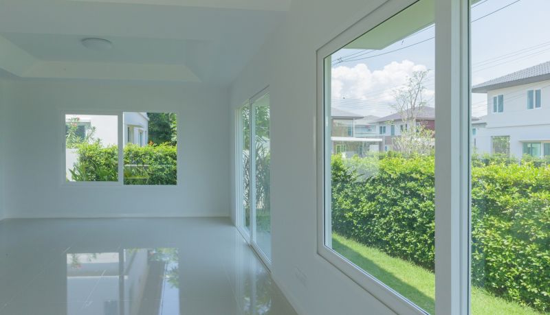 Picture Window on Modern Home